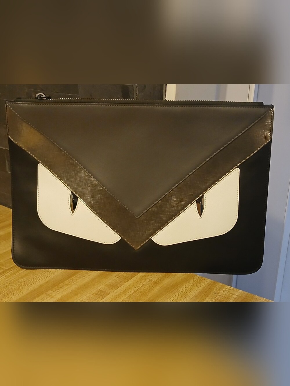 Fendi LIKE NEW "Monsters" Clutch W/Coa - Picture 3 of 5